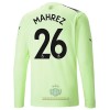 Maglia da Calcio a Maniche Lunghe Manchester City Mahrez 26 Alternativa 2022-23 per Uomo